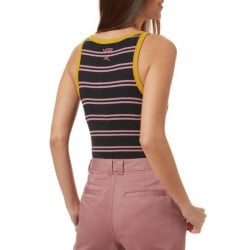 Vans Lizzie Armanto Stripe Women's Bodysuit Black-Golden Palm