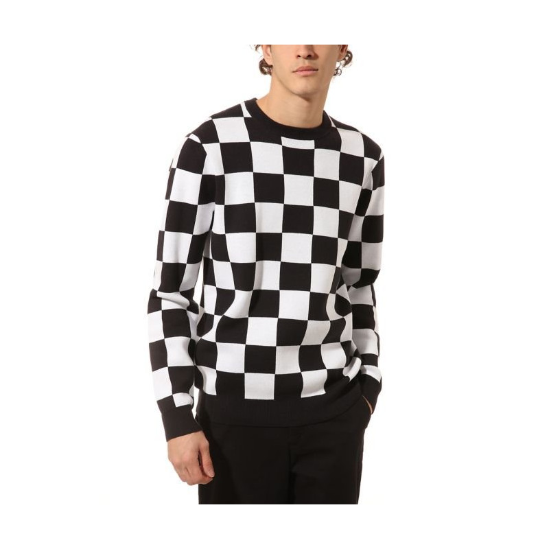 black and white vans sweater