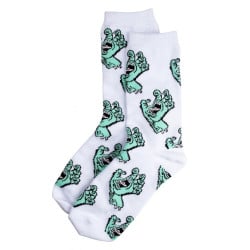 Santa Cruz Multi Hand Women's Socks White