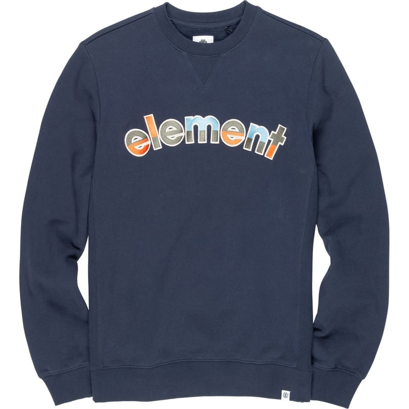 Element Rainbow Crewneck Navy Blue