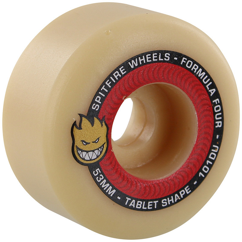 Spitfire Formula Four Tablets Natural 101DU 53mm Skateboard Rollen