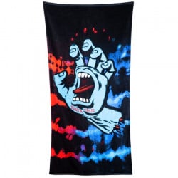 Santa Cruz Screaming Hand Tie Dye Towel