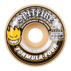 Spitfire Formula Four Conical Yellow 53mm Skateboard Roues