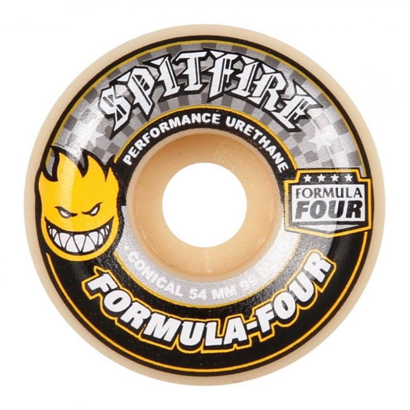 Spitfire Formula Four Conical Yellow 53mm Skateboard Ruedas