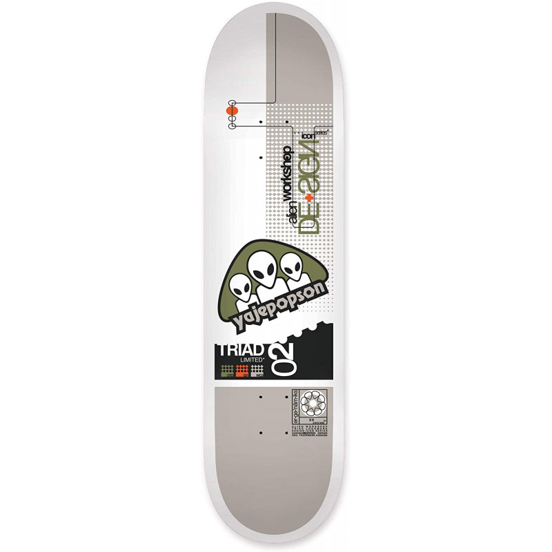 Alien Workshop Yaje Popson Triad Icon Series 8.175" - Skateboard Deck