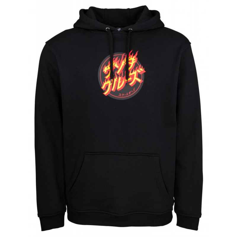 Buy Santa Cruz Flaming Japanese Dot Hoodie at Europe's Sickest ...