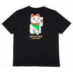 santa cruz lucky cat t shirt