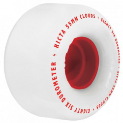 Ricta Cored Clouds 53mm 86a White Skateboard Ruedas