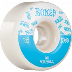 Bones 100's 13 V3 Wide White 53mm Skateboard Rollen