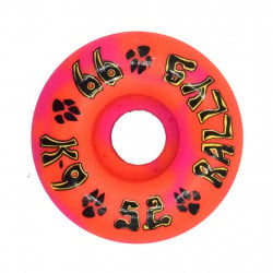 Dogtown K-9 Rallys Orange / Pink Swirl 52mm 99a Skateboard Ruedas