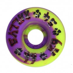 Dogtown K-9 Rallys Yellow / Purple Swirl 54mm 99a Skateboard Rollen