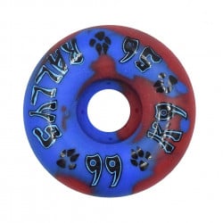 Dogtown K-9 Rallys Red / Blue Swirl 56mm 99a Skateboard Rollen