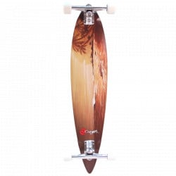 Original Pintail 37 "Surf Graphic" Clear Grip Longboard Complete