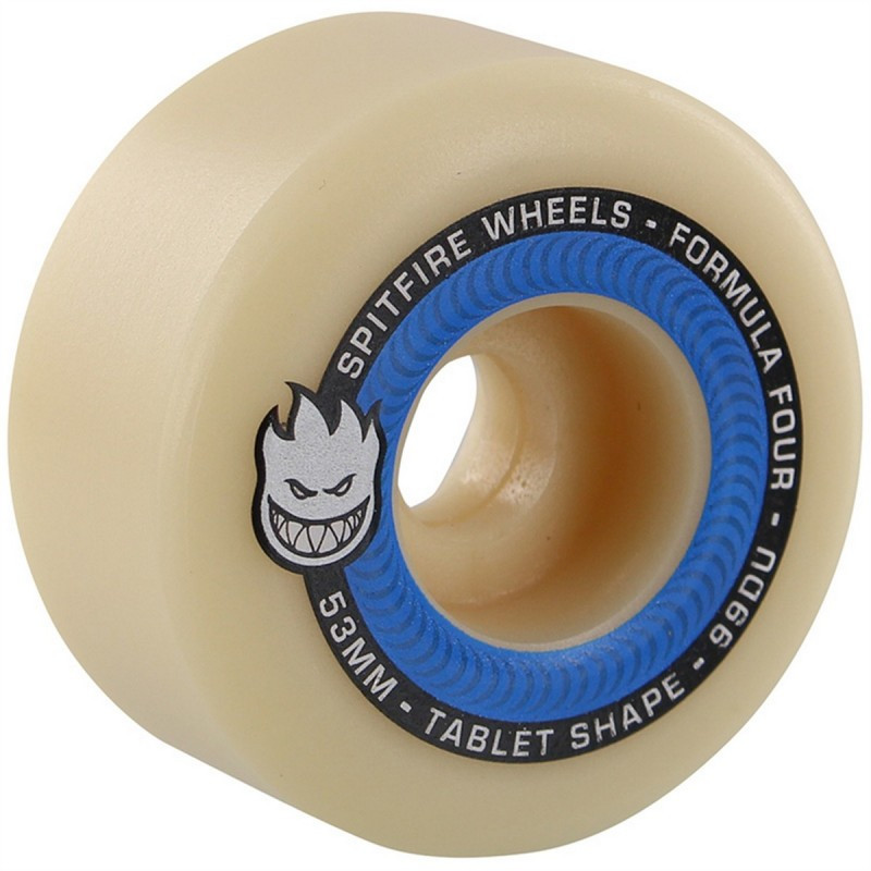 Spitfire Formula Four Tablets Natural 99DU 53mm Skateboard Ruedas