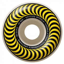 Spitfire Formula Four Classic Yellow 55mm 99DU Skateboard Rollen