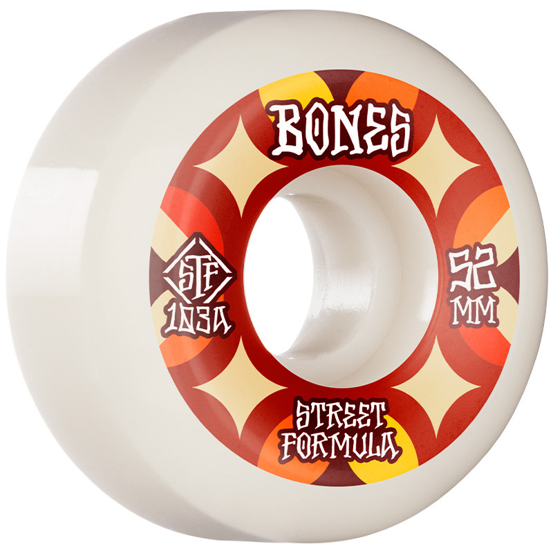 Bones STF Retros V5 Sidecut 52mm 103A Skateboard Roues