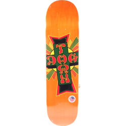 Dogtown Street Cross Rasta Cross 8.0" Skateboard Deck