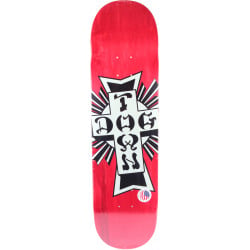 Dogtown Street Cross Silver Cross 8.25" Skateboard Deck