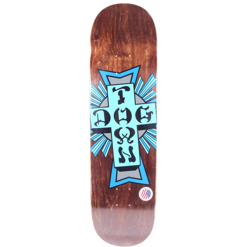 Dogtown Street Cross Blue Cross 8.5" Skateboard Deck