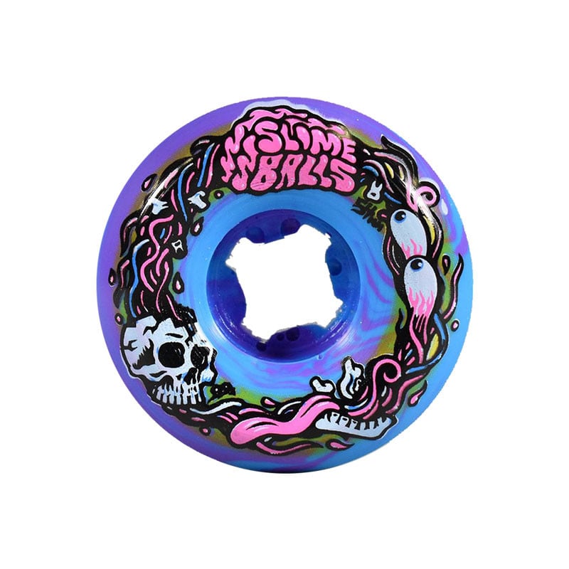 Buy Santa Cruz Brains Speed Balls Blue 54mm 99A Skateboard Wheels