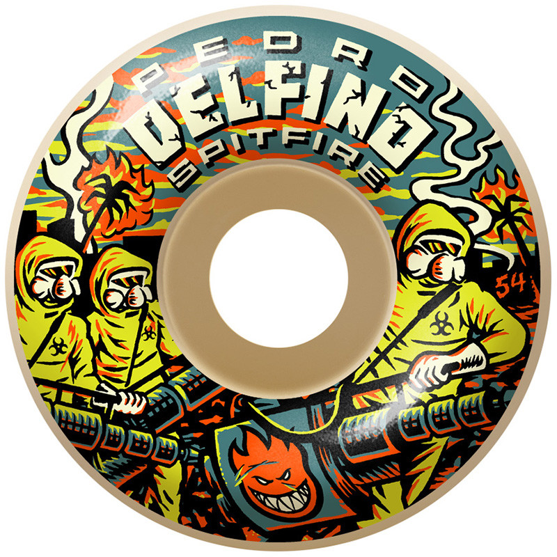 Spitfire Pedro Delfino Formula Four 54mm 99D Pro Classic Skateboard Ruote