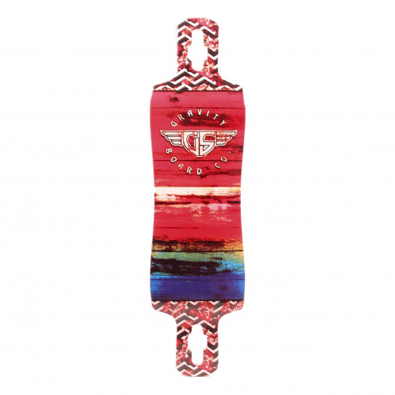 Gravity Pop Grunge 38" Drop Through Longboard Deck