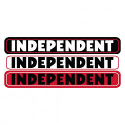 Independent Trucks Bar Vinyl Sticker Assorted Colors 8" x 1.2"