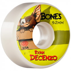 Bones STF Decenzo Gizzmo V2 Locks 52mm 103A Skateboard Wheels