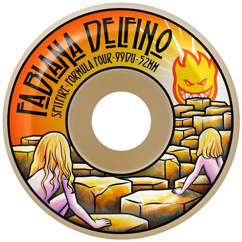 Spitfire Fabiana Delfino F4 Conical 53mm 99D Skateboard Wheels