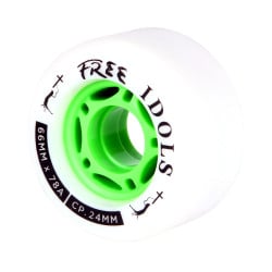 Free Wheels Platinum Idols 66mm 78A Longboard Roues