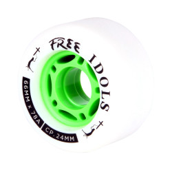 Free Wheels Platinum Idols 66mm 78A Longboard Ruedas