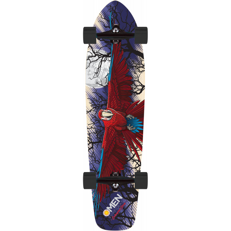 Omen Endangered Macaw 40" Longboard Complete