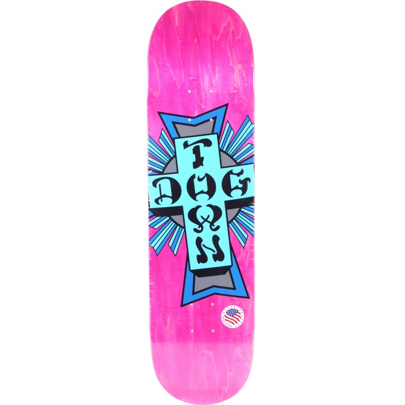 Dogtown Street Cross Blue Cross 8.5" Skateboard Deck