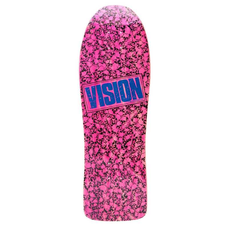 Vision Punk Skull Modern Concave 10" Old School Skateboard Deck