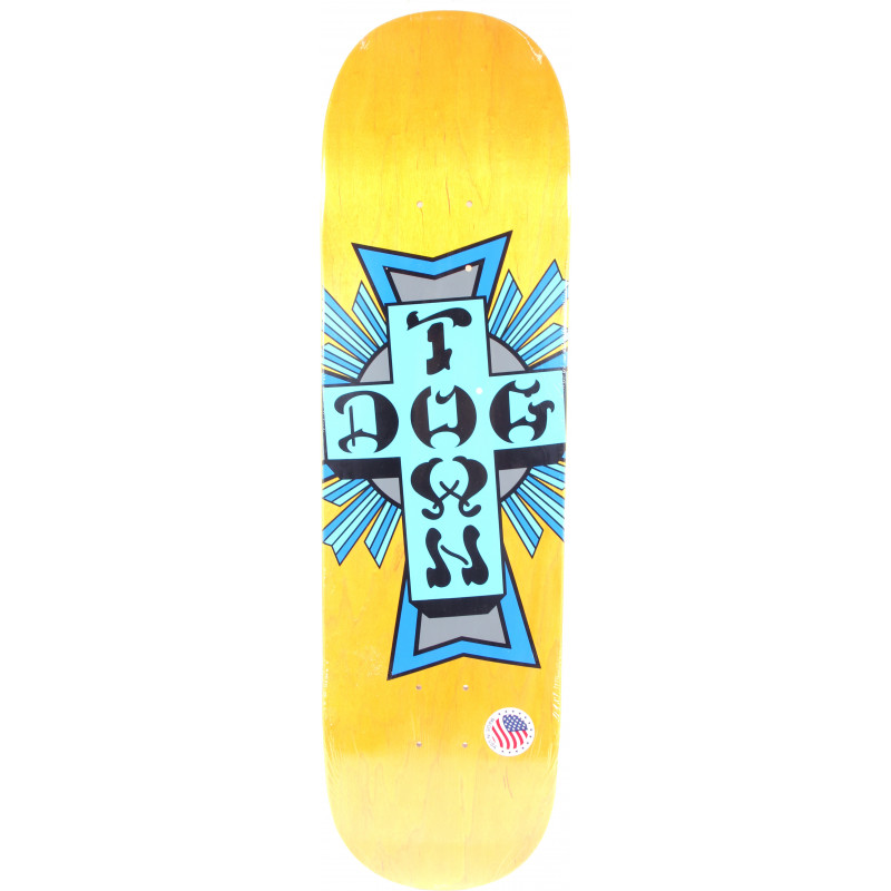 Dogtown Street Cross Blue Cross 8.75" Skateboard Deck