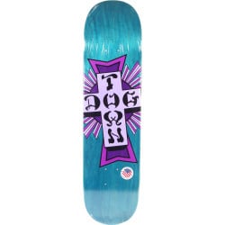 Dogtown Street Cross Purple Cross 7.75" Skateboard Deck