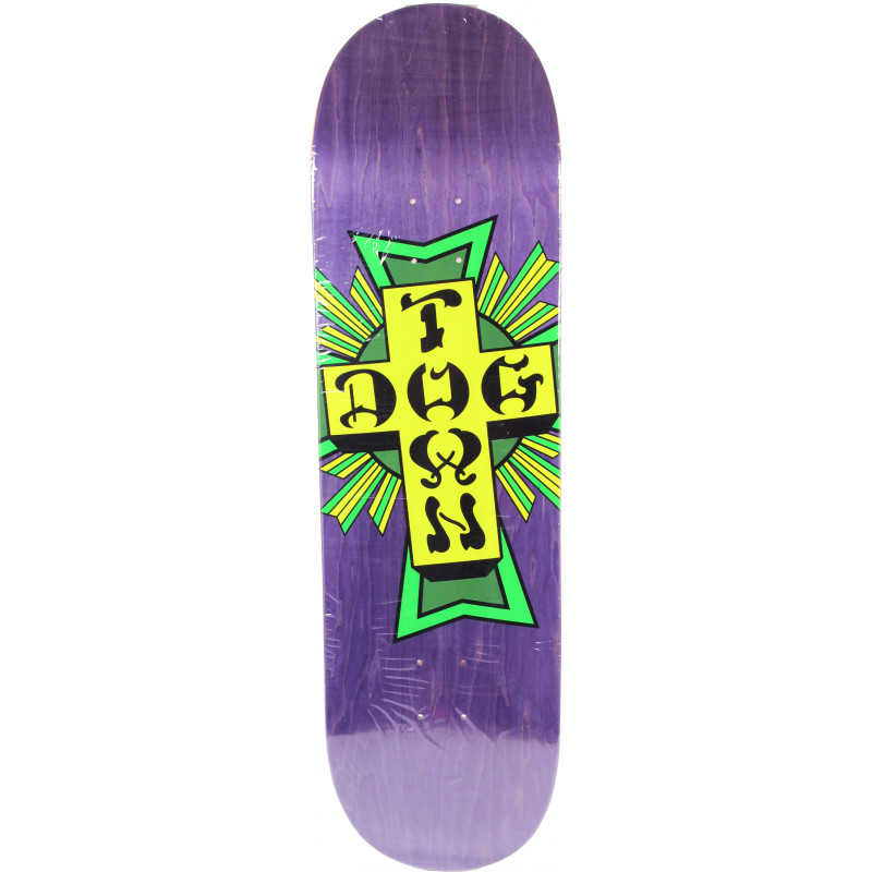 Dogtown Street Cross Green Cross 7.875" Skateboard Deck