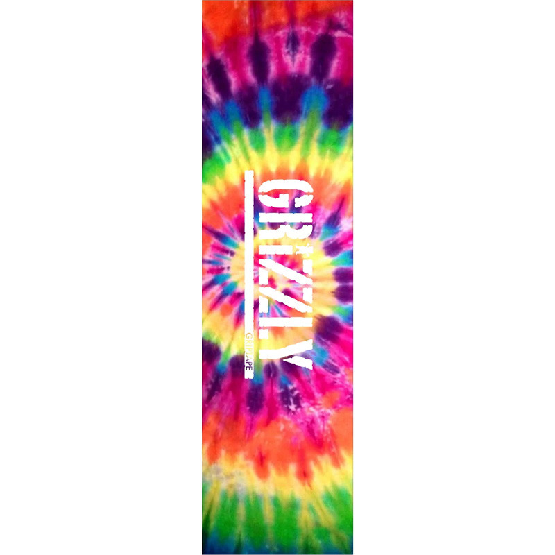 Grizzly Tie-Dye Stamp Skateboard Griptape