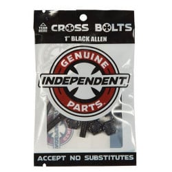 Independent Hardware 1" Black Allen Bolts