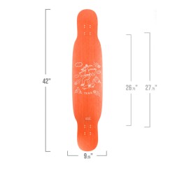 Zenit Tero 2 42" Longboard Deck