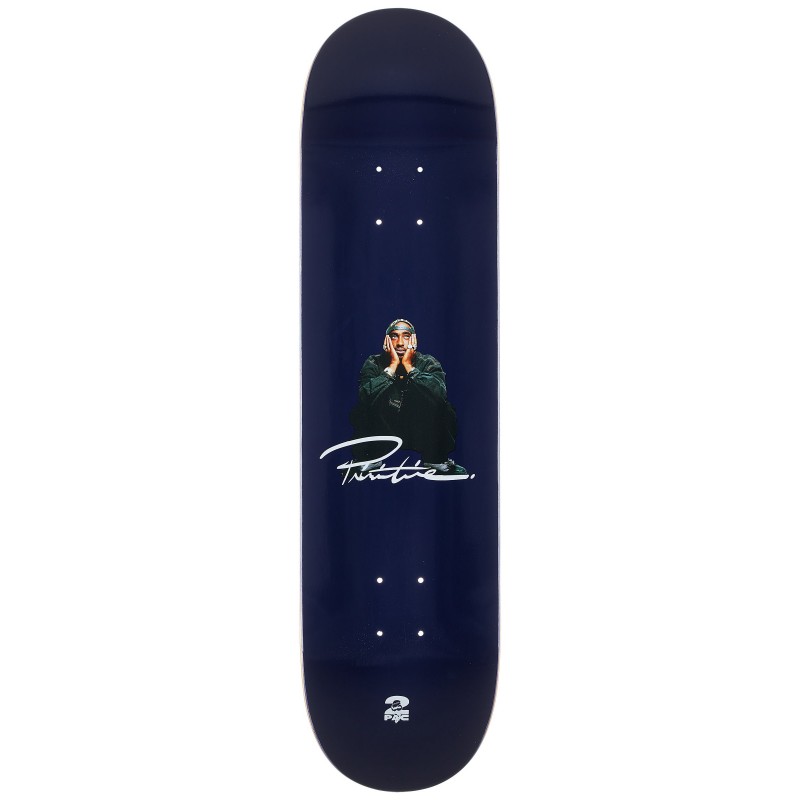 Primitive Tupac Shakur Navy 8.0" Skateboard Deck