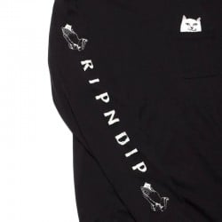 RIPNDIP Lord Nermal Longsleeve T-shirt  Black