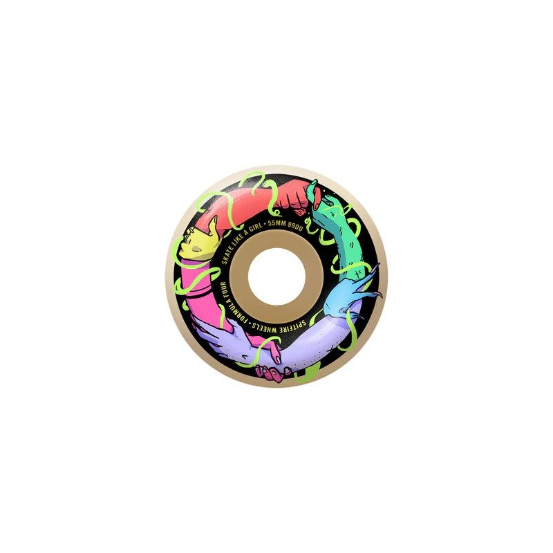 Spitfire Formula Four Skate Like A Girl Classic 55mm Skateboard Wheels