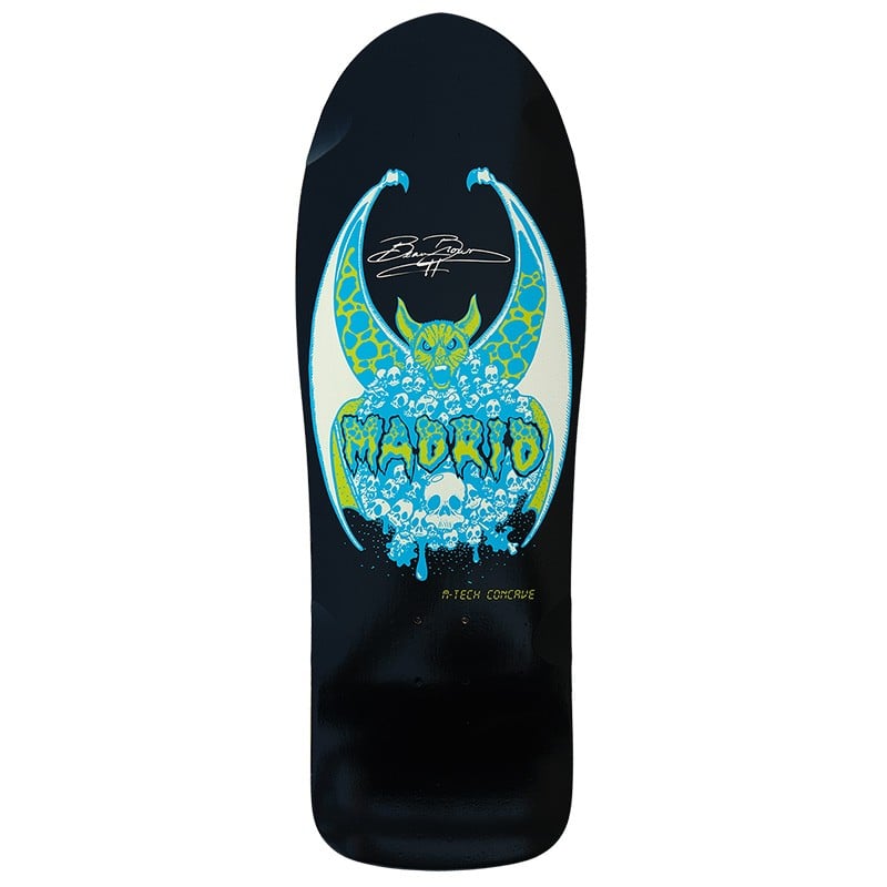 Madrid Glow In The Dark Series Old School Skateboard Deck