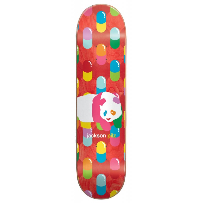 Enjoi Pilz Peekaboo Pro Panda Super Sap R7 Red 8.375" Skateboard Deck