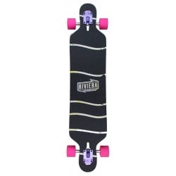 Riviera Mosaic Drop Through Longboard Deck - WF