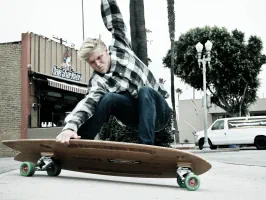 Jay Adams style riding of a Hamboard